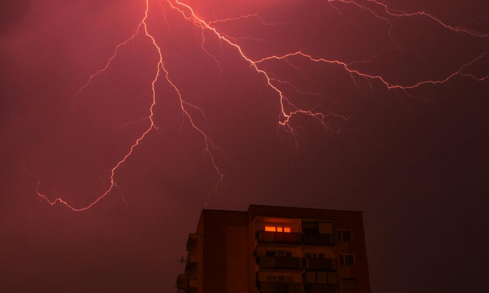 The spiritual significance of red lightning