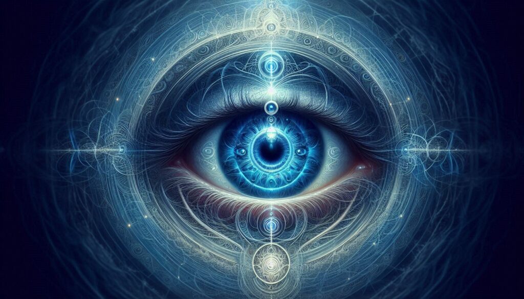 What are the benefits of embracing the spiritual significance of the blue ring around the eyes