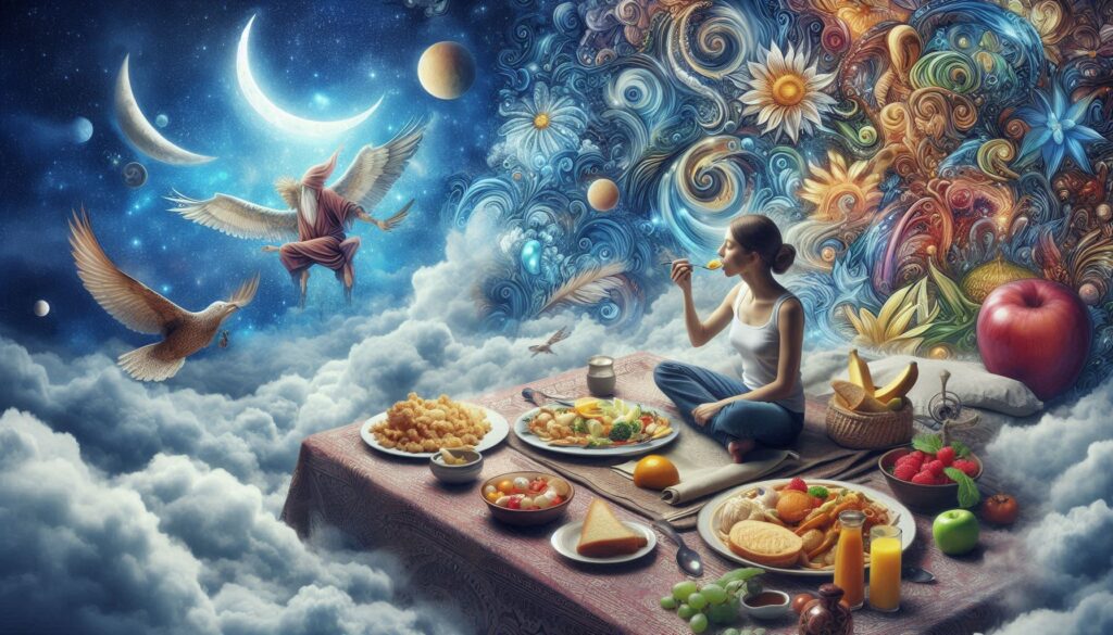 What does it mean to eat in dreams