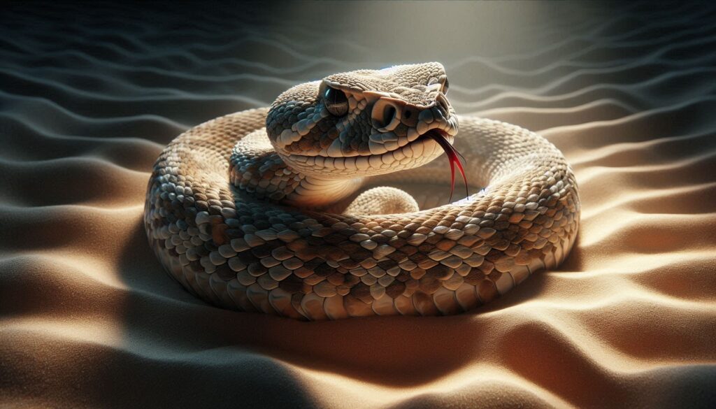 What are common interpretations of dreaming of a rattlesnake