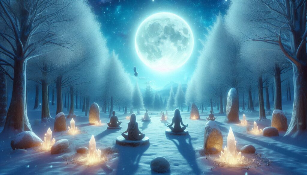 What is the spiritual significance of the full snow moon