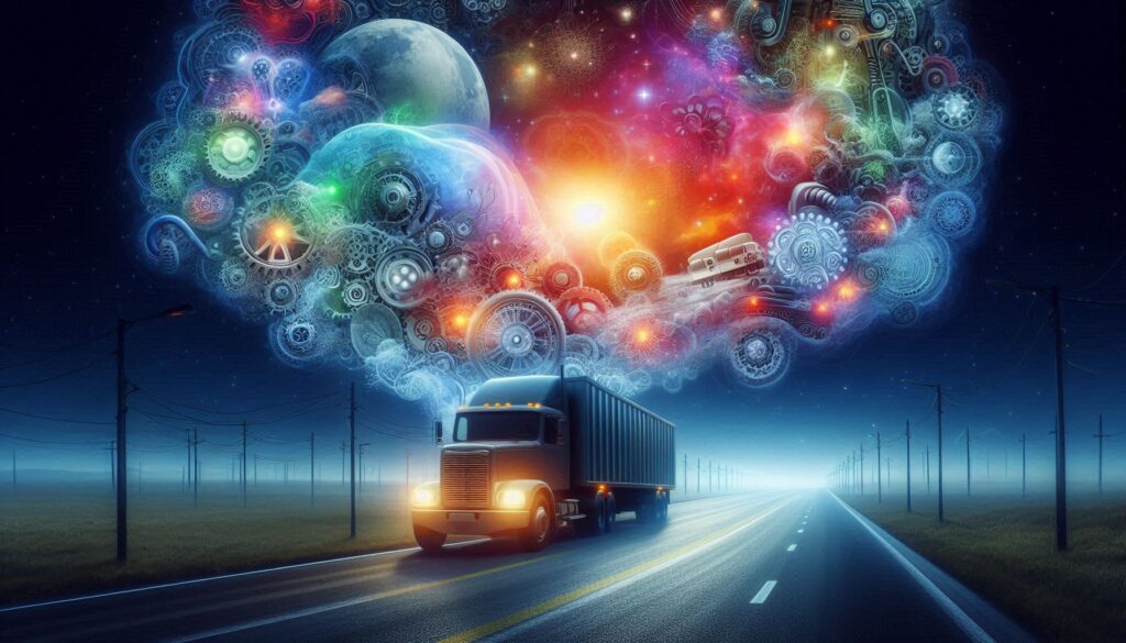 What does driving a truck in a dream symbolize