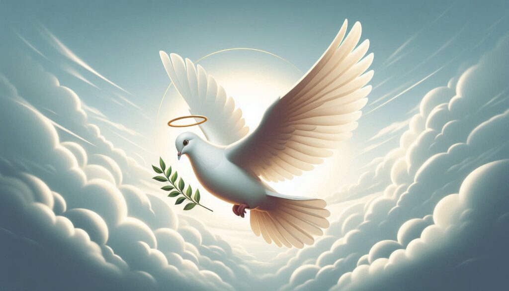 Why is the white dove a symbol of peace