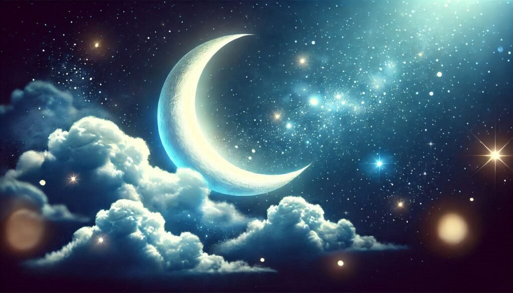 Crescent Moon With 3 Stars Meaning