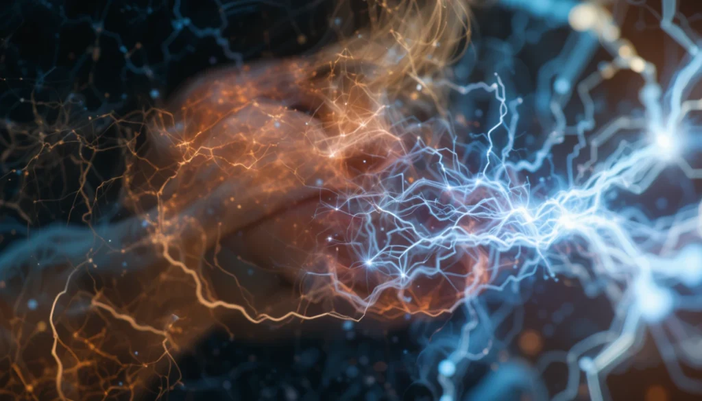 What are the spiritual implications of feeling an electric connection