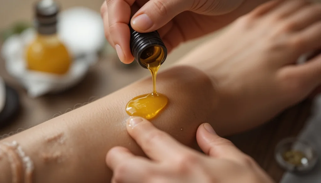 How can applying olive oil on the wrist enhance your spiritual journey