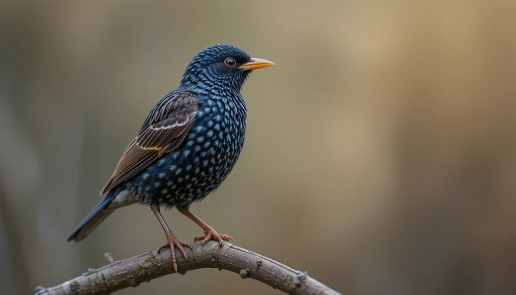 common starling crosses your path