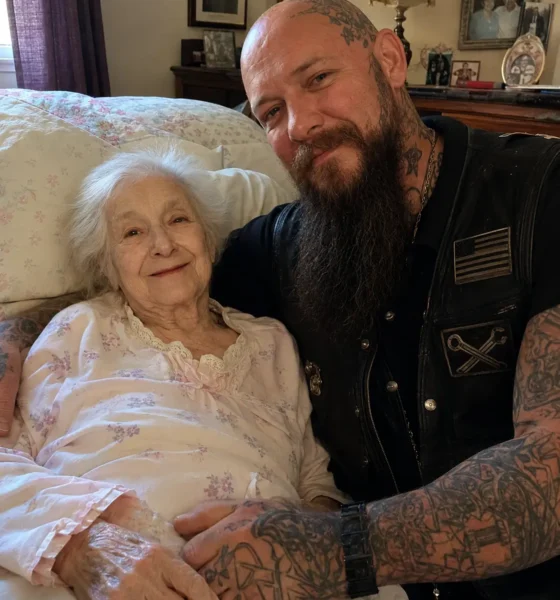 My mother replaced her caregiver with a tattooed biker… then I discovered who he really was