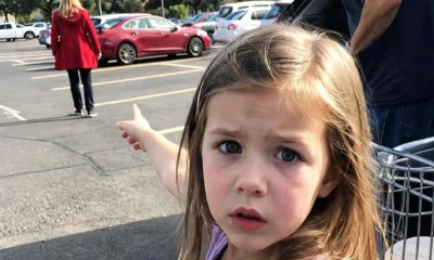 The lady in the red car pays Daddy to cry.