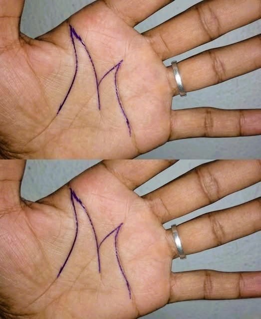 The Hidden Meaning Behind the “M” and Crescent Moon on Your Palm
