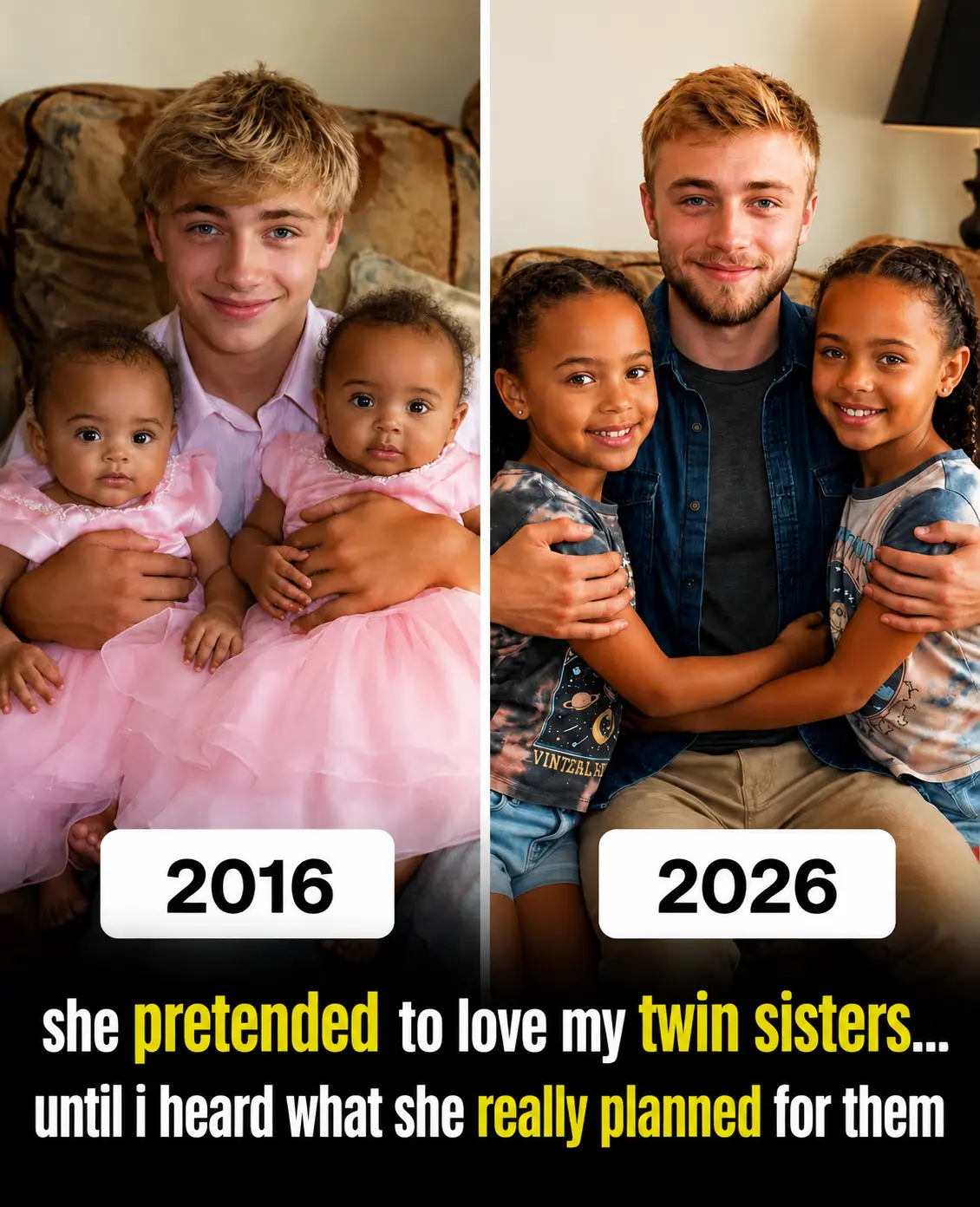 she pretended to love my twin sisters… until i heard what she really planned for them