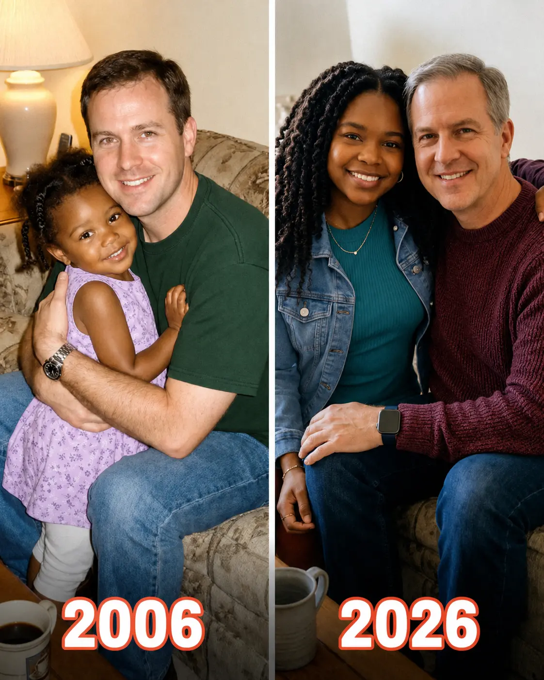 daughter introduces biological father